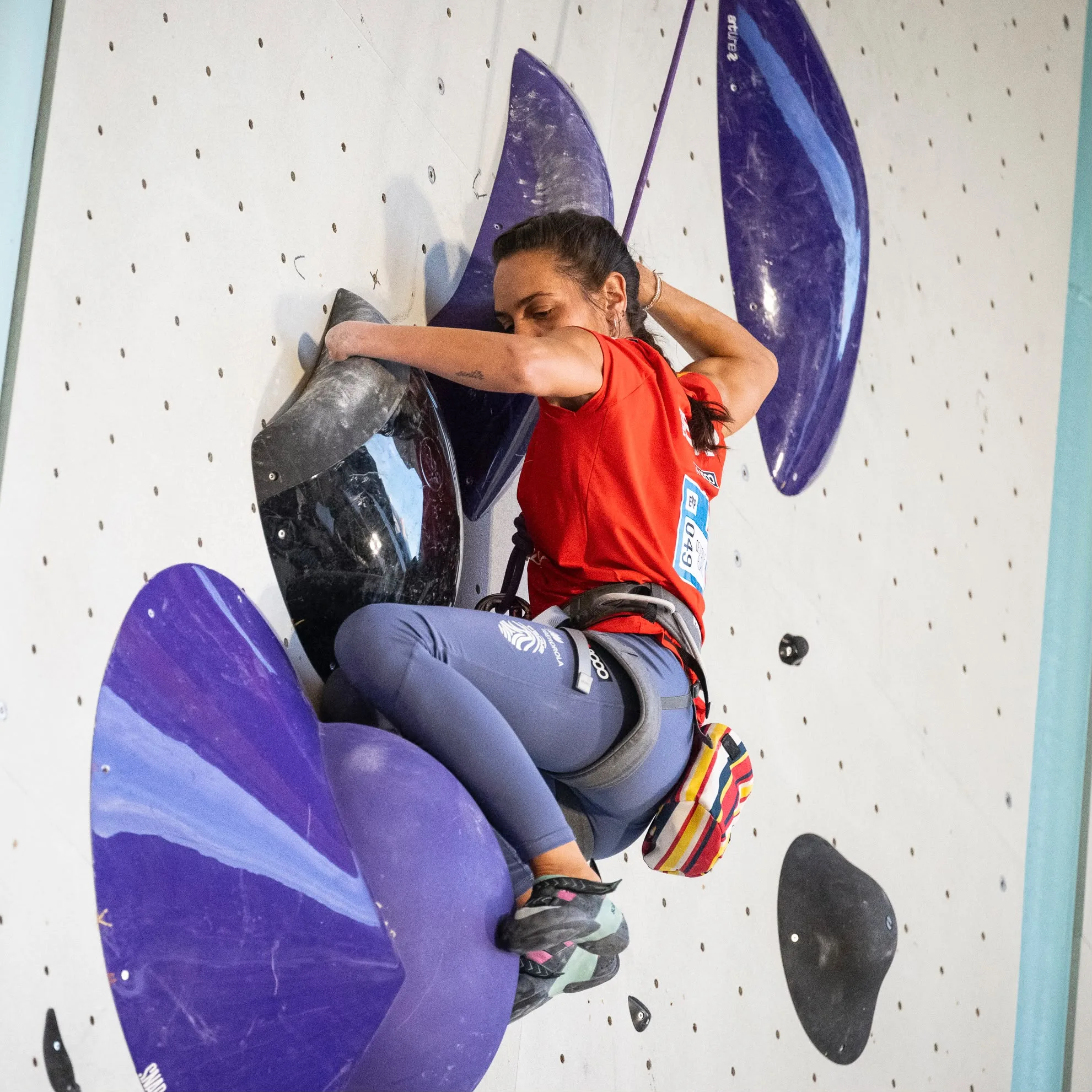 Paula de la Calle en la competición de Innsbruck